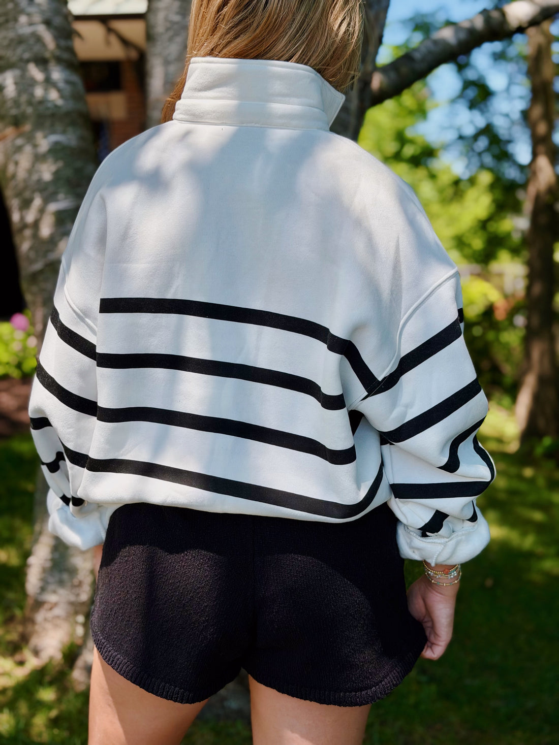 Addison Stripe Pullover