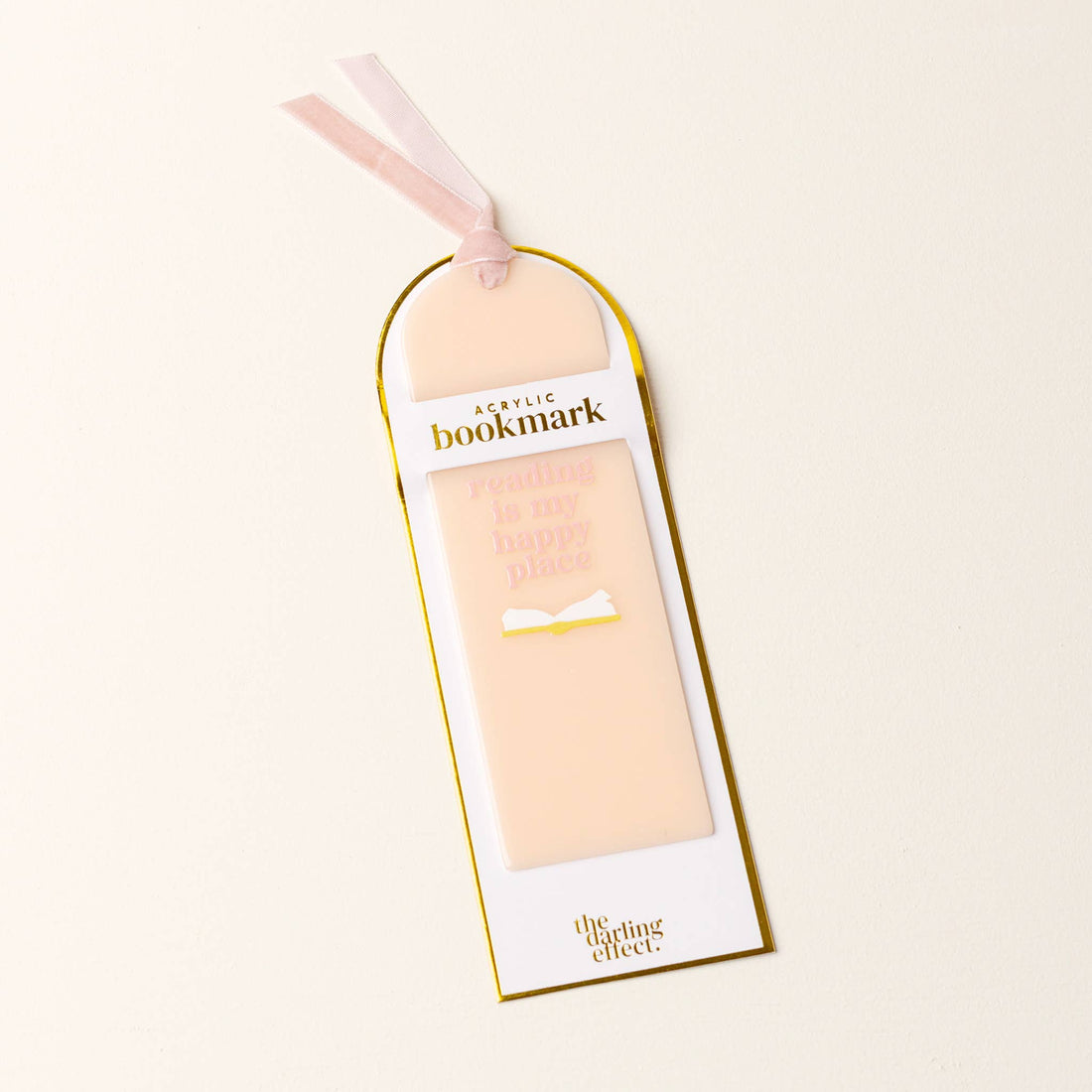 Acrylic Bookmark: Reading is My Happy Place