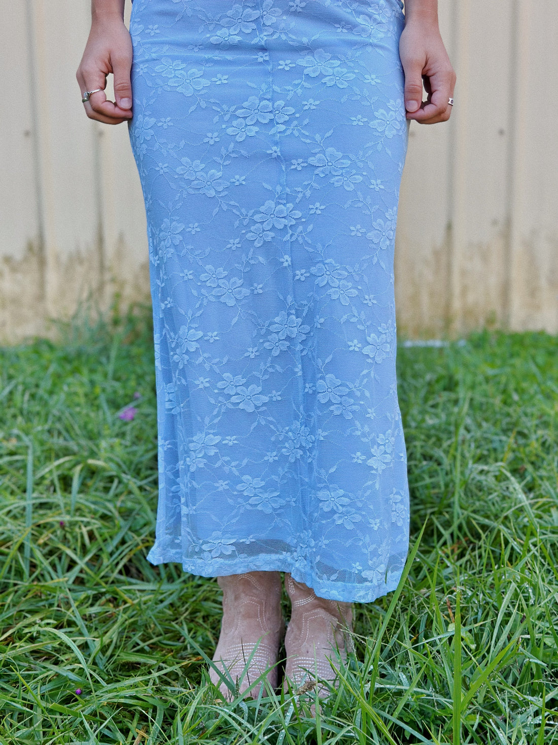 Floral Lace Maxi Dress