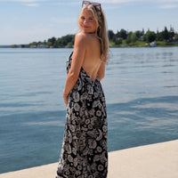 Viento Luz Floral Midi Dress