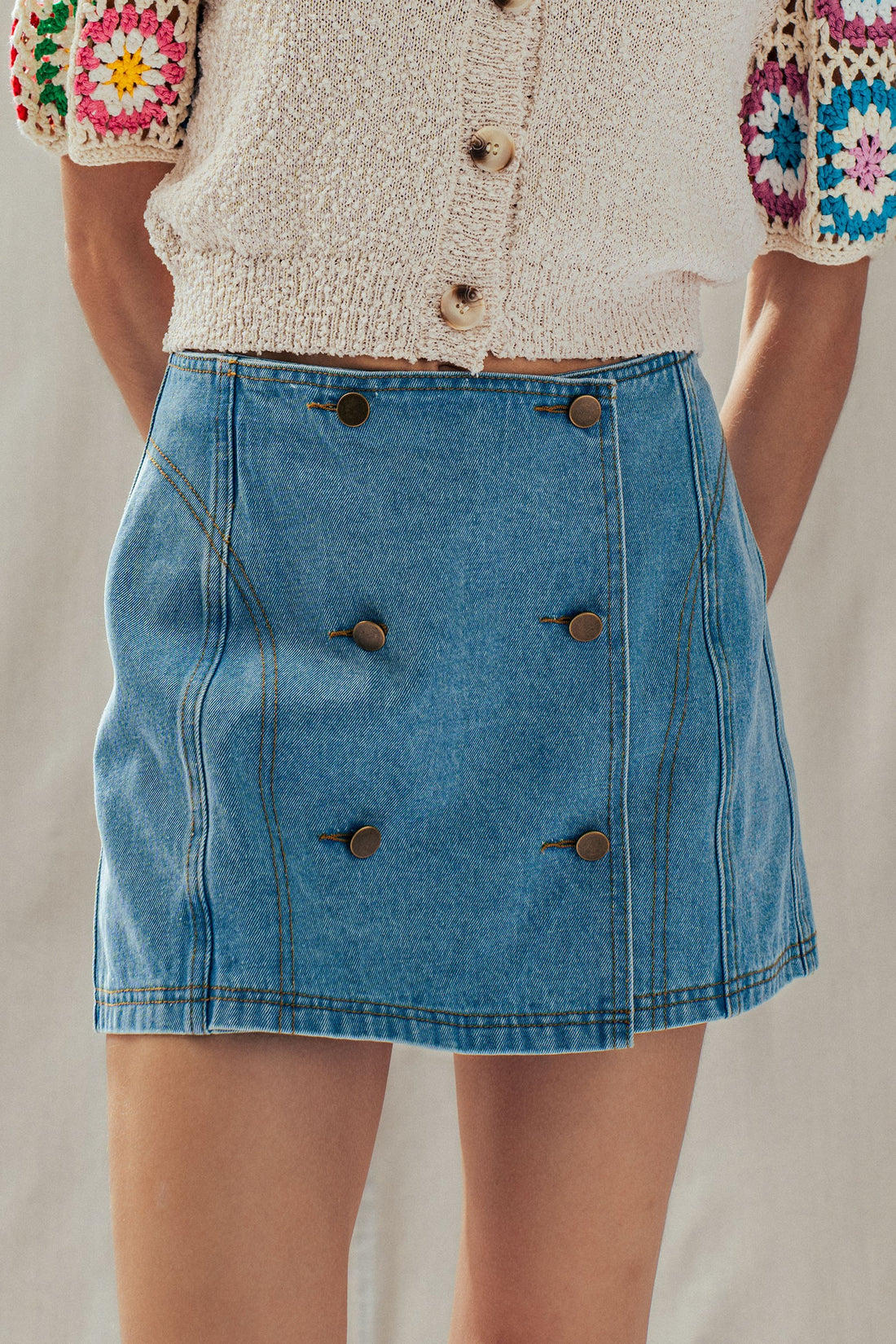 Cameron Denim Skort