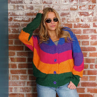 Danielle Colorblock Cardigan