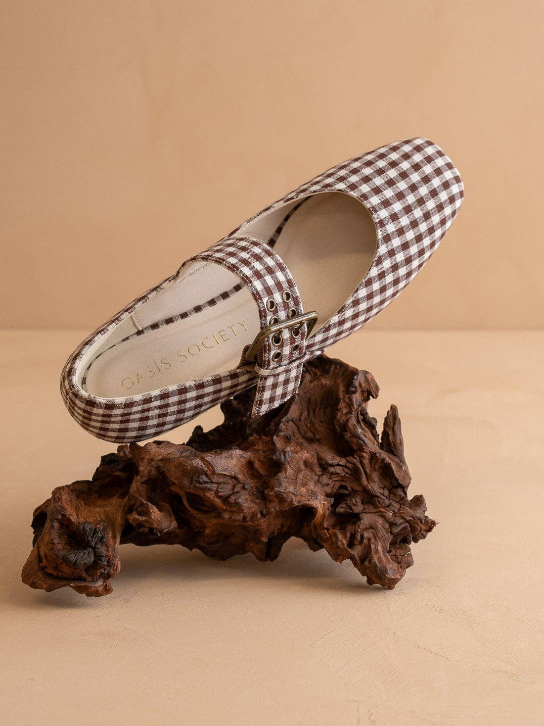 The Soho Gingham Ballet Flat