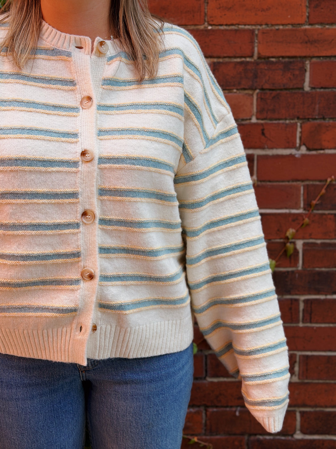 Bellamy Striped Cozy Cardigan