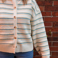 Bellamy Striped Cozy Cardigan