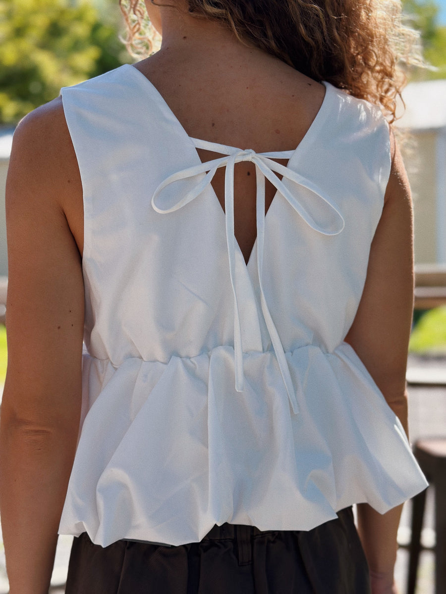 Bubble Hem Peplum