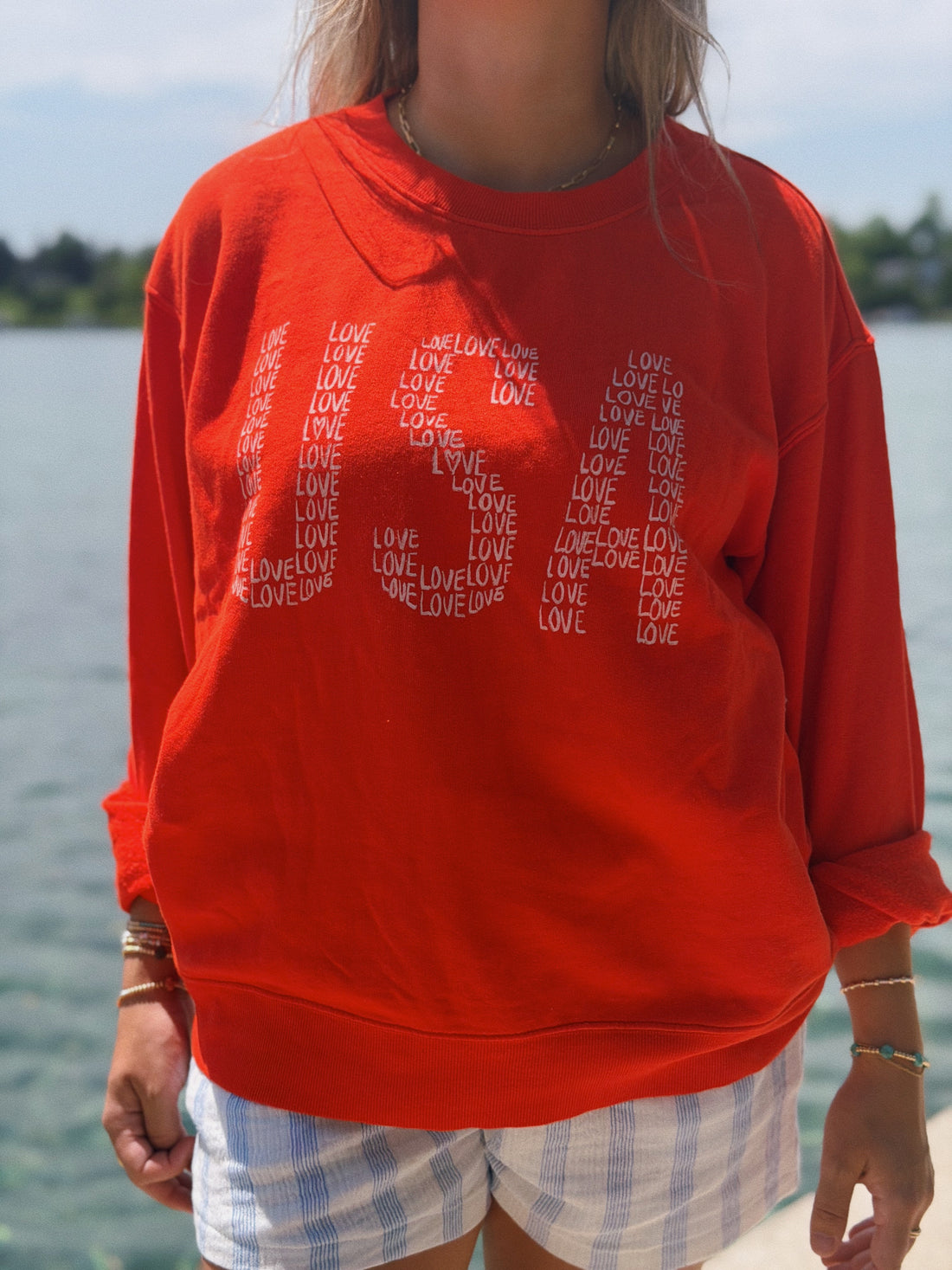 Love USA Boyfriend Sweatshirt