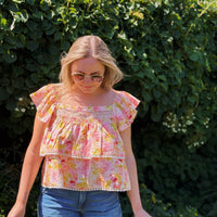 Cottage Rose Top