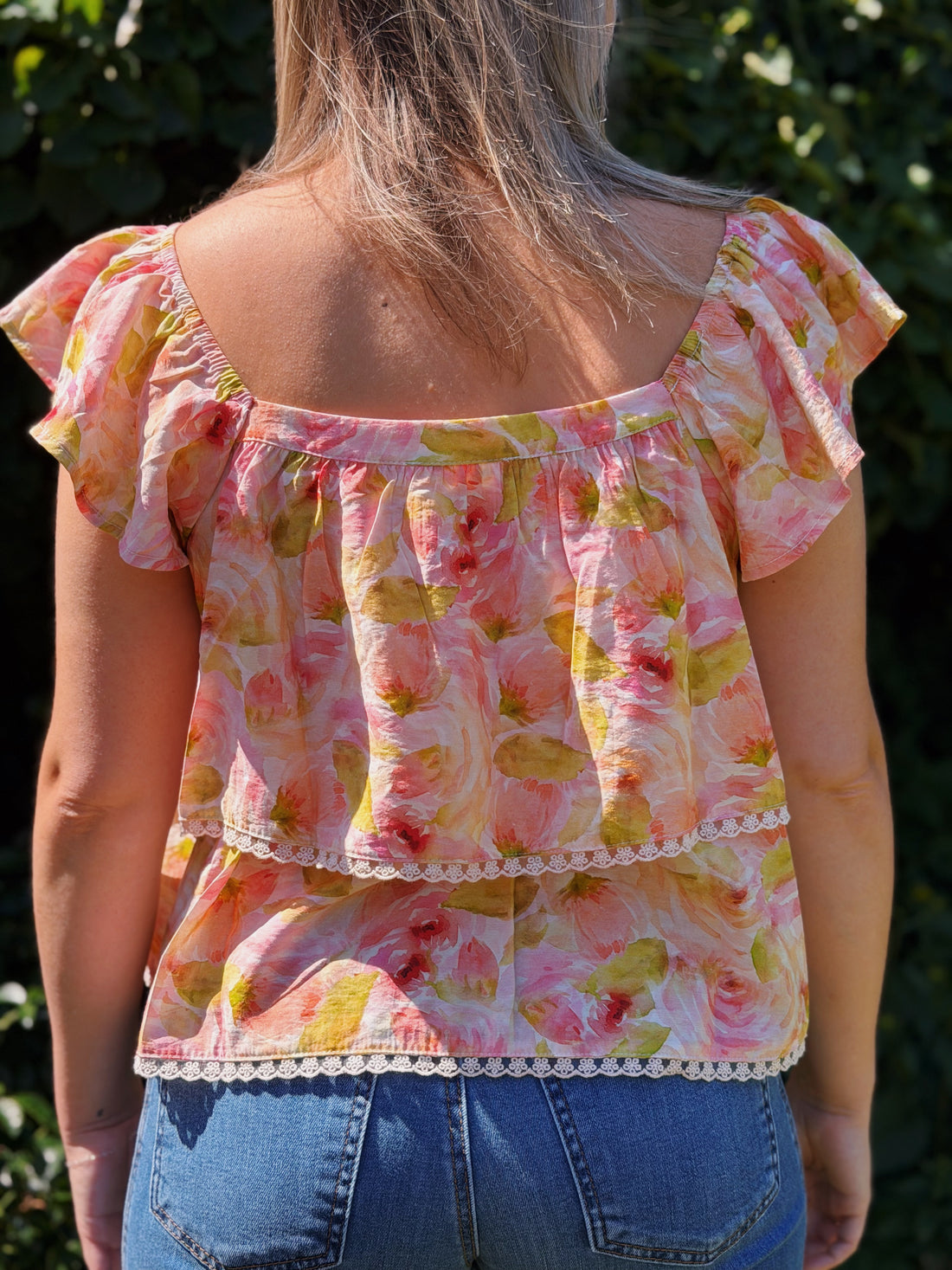 Cottage Rose Top