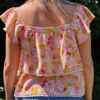 Cottage Rose Top