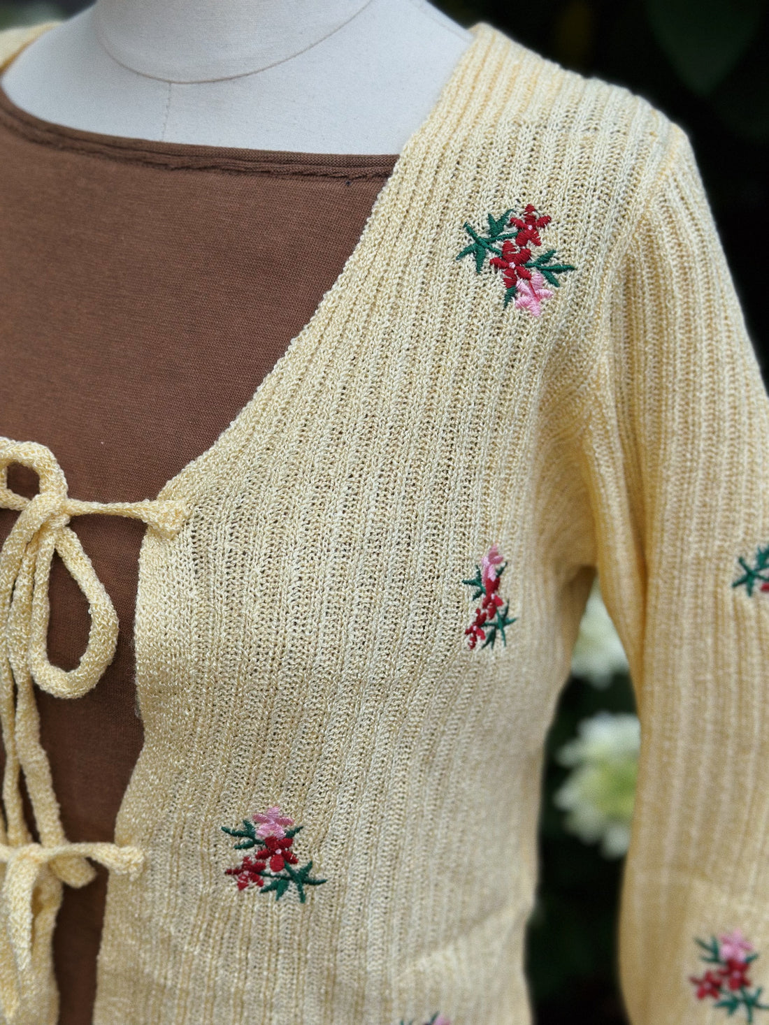 Ash Floral Sweater Cardigan