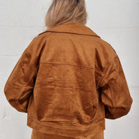 Heritage Faux Suede Jacket