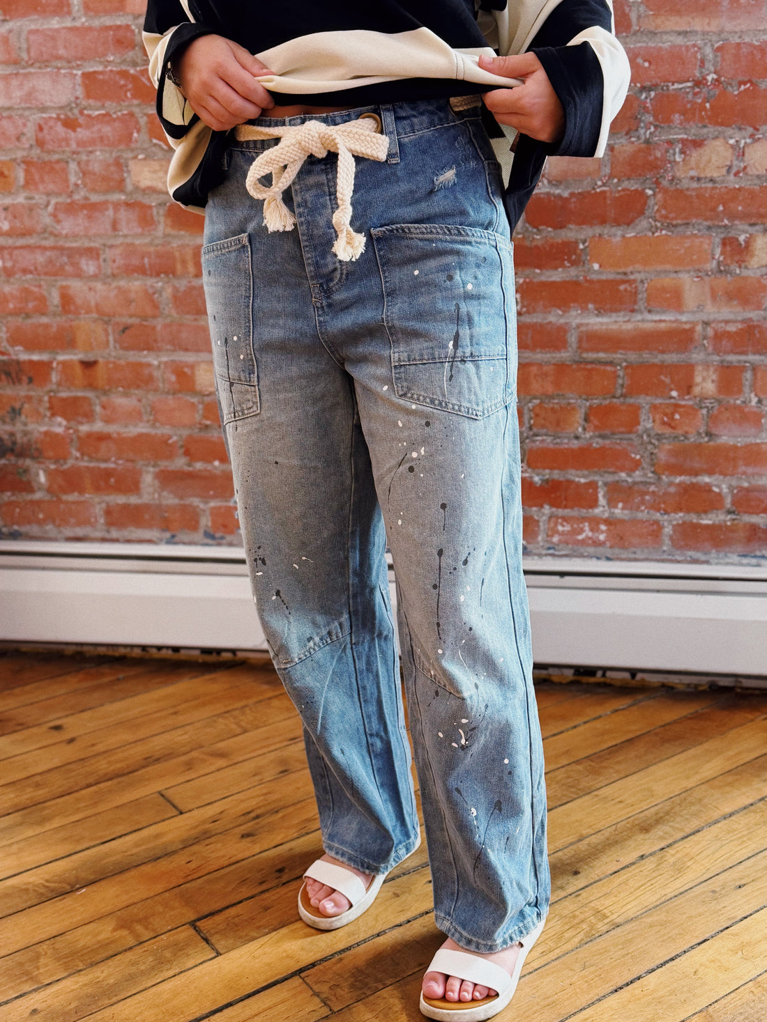 Bethany Painted Denim