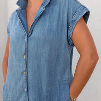 Napa Denim Mini Dress