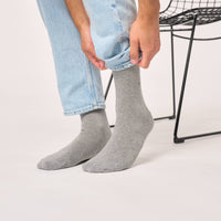 Solid bamboo socks - Light gray