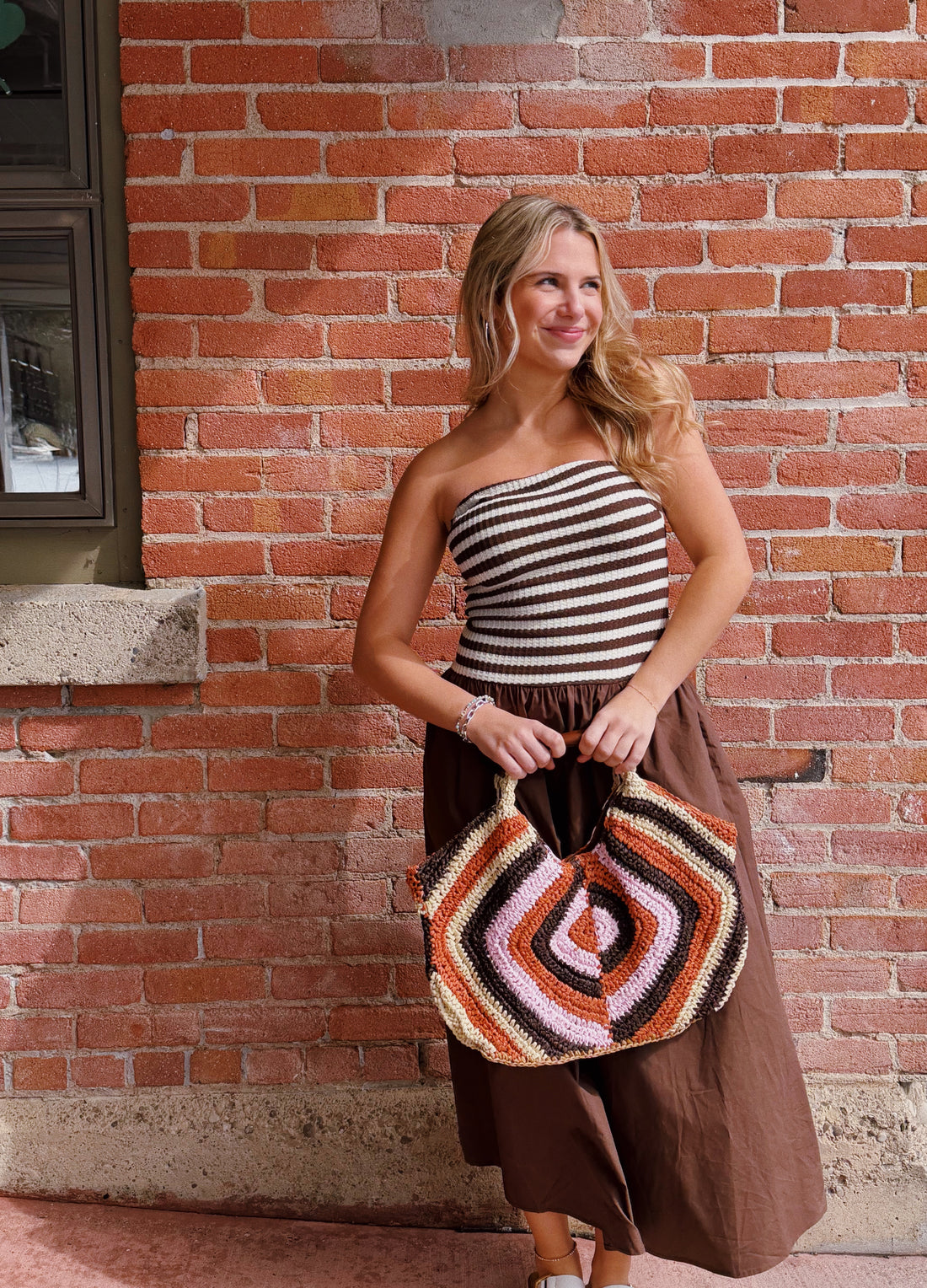 Charlotte Striped Tube Dress