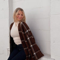 Delavan Plaid Cardigan