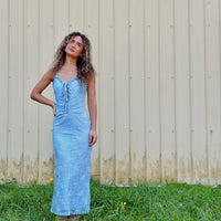 Floral Lace Maxi Dress