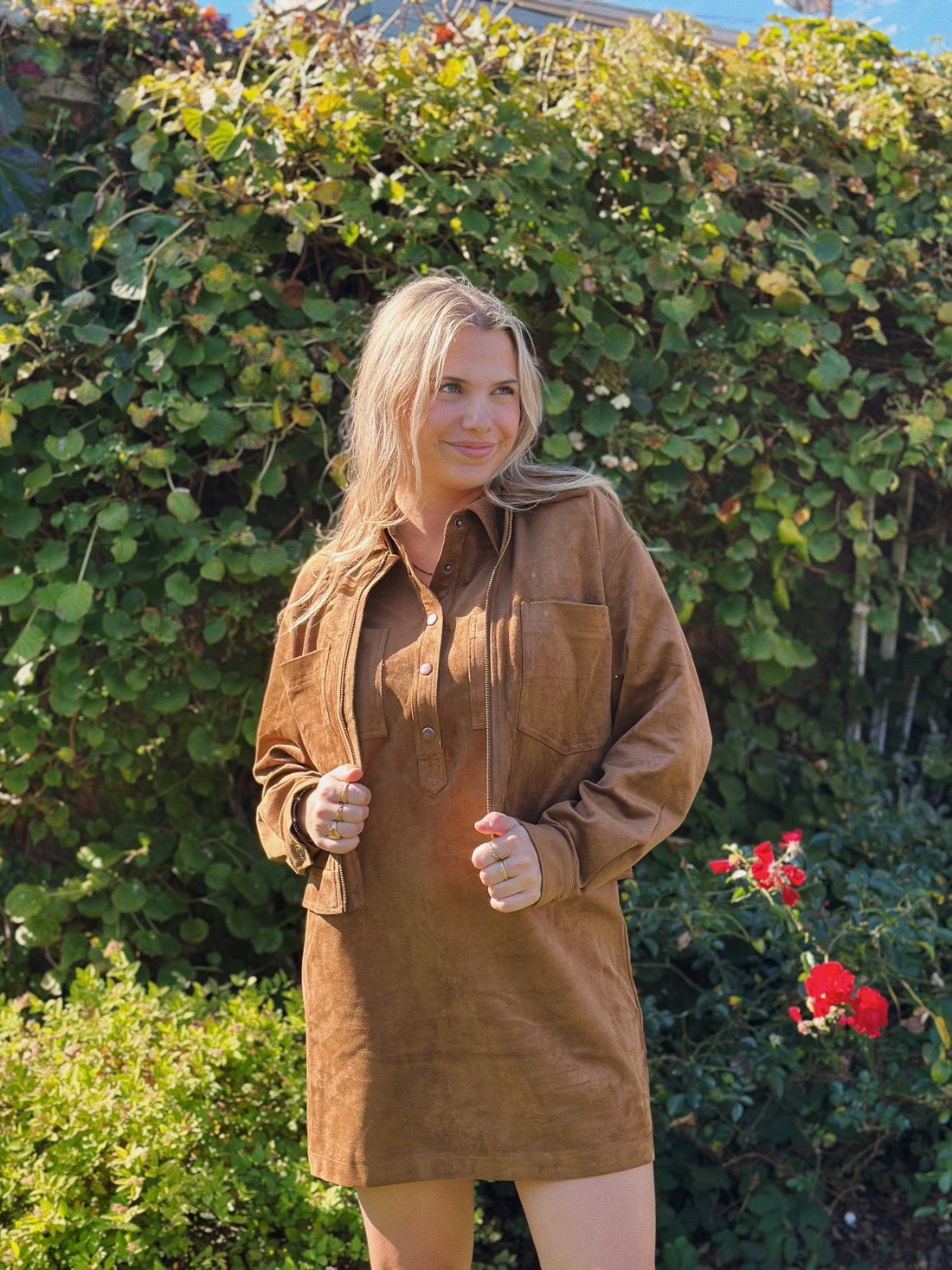 Heritage Faux Suede Jacket