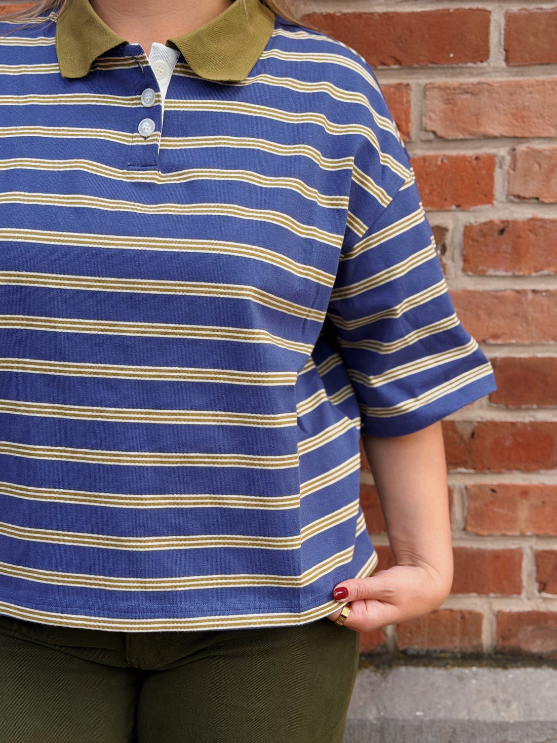 Wren Striped Polo Shirt