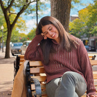 Looking Glass Crochet Polo