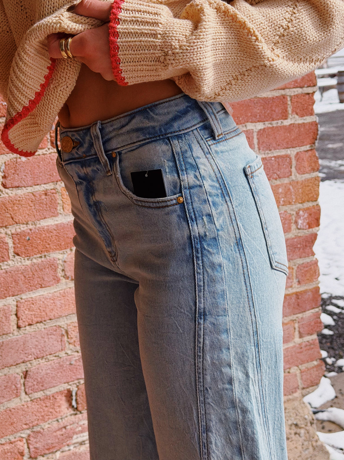 Meg High Rise Fab Ab Long: Imagination