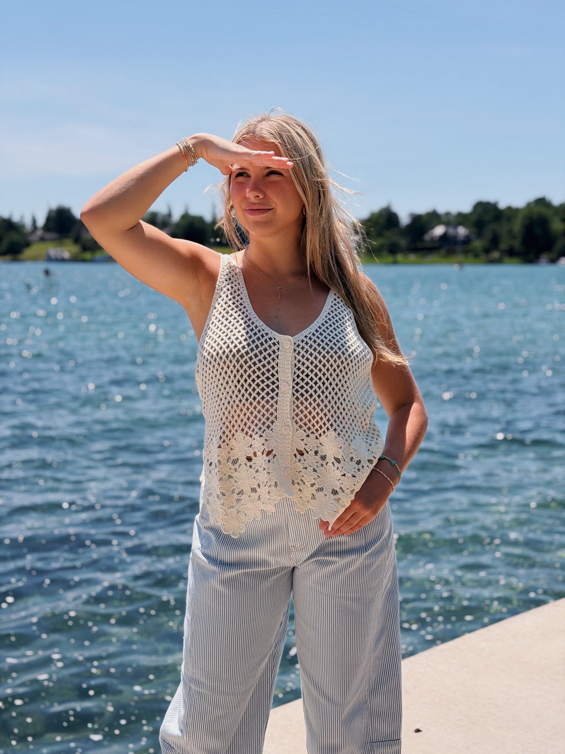 Rio Crochet Tank
