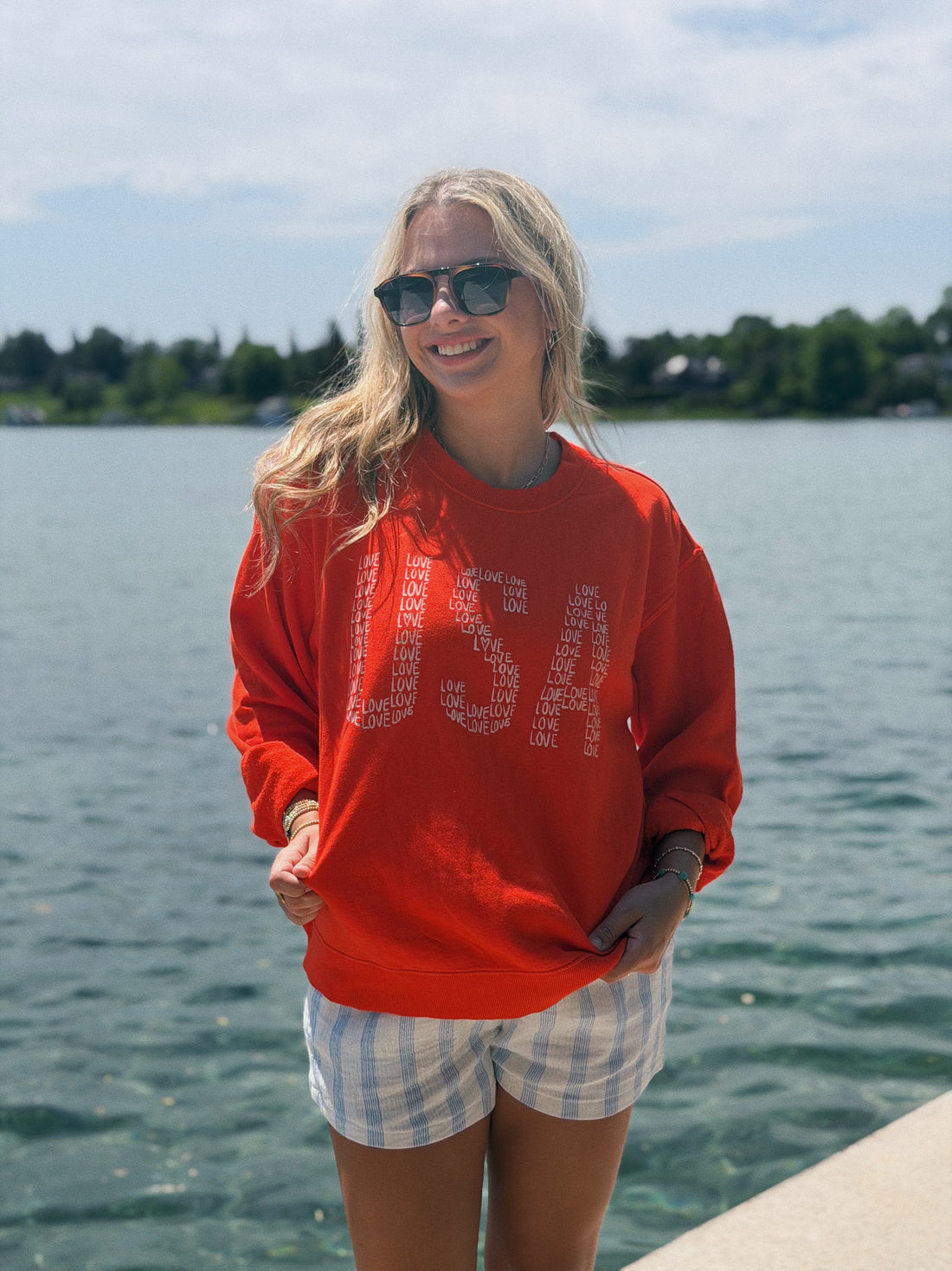 Love USA Boyfriend Sweatshirt