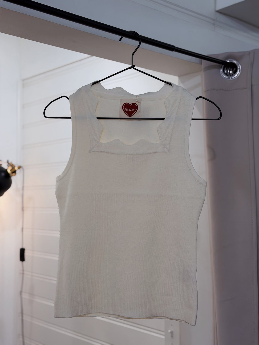 Sweet Elegance Ribbed Tank