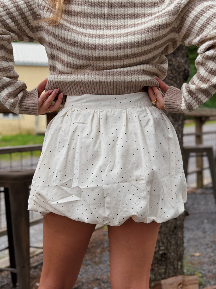 Blair Polka Dot Bubble Skirt