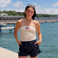 Stars + Striped Tube Top