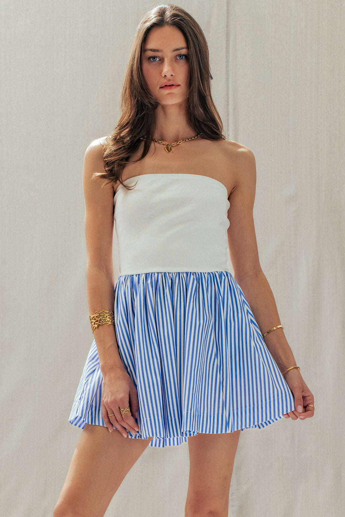 Seaside Whisper Mini Dress