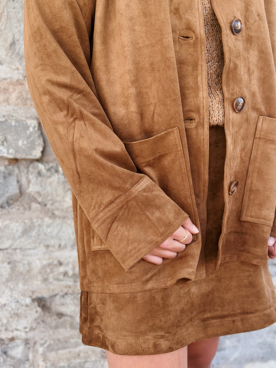 Decker Suede Chore Jacket