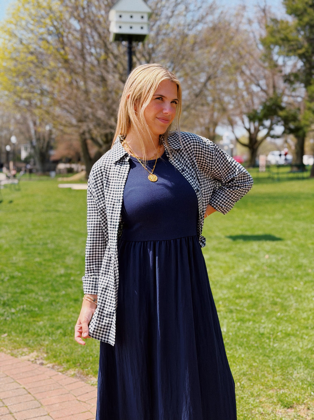 Seaport Gingham Button Up