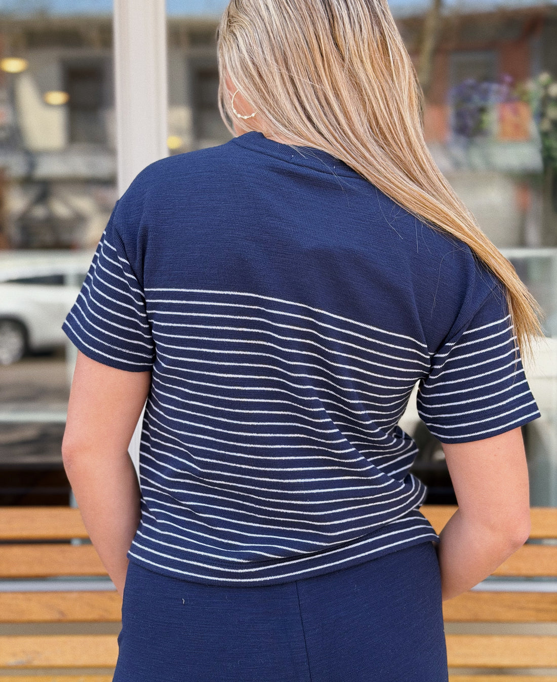 Harbor Knit Striped Tee