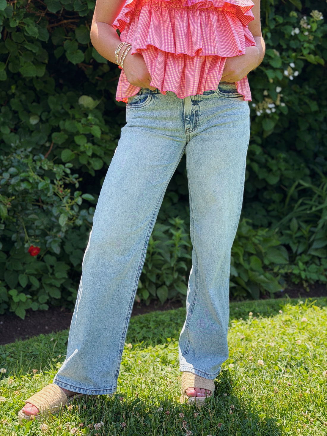 Selena Baggy Low Rise Straight: Enthusiastic