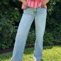 Selena Baggy Low Rise Straight: Enthusiastic