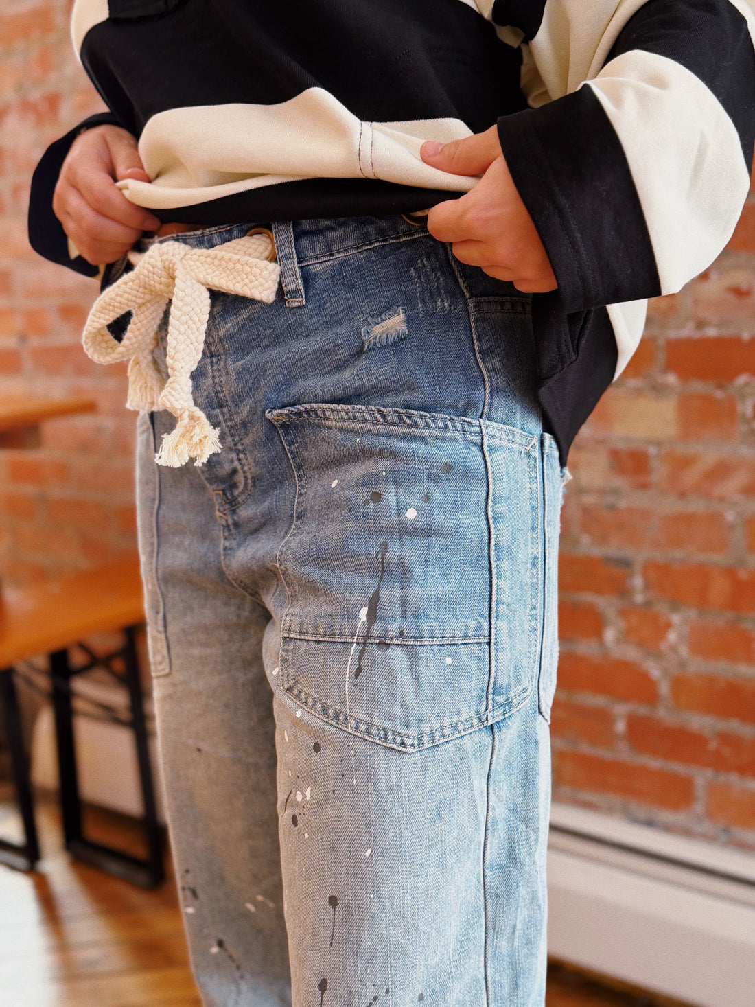 Bethany Painted Denim