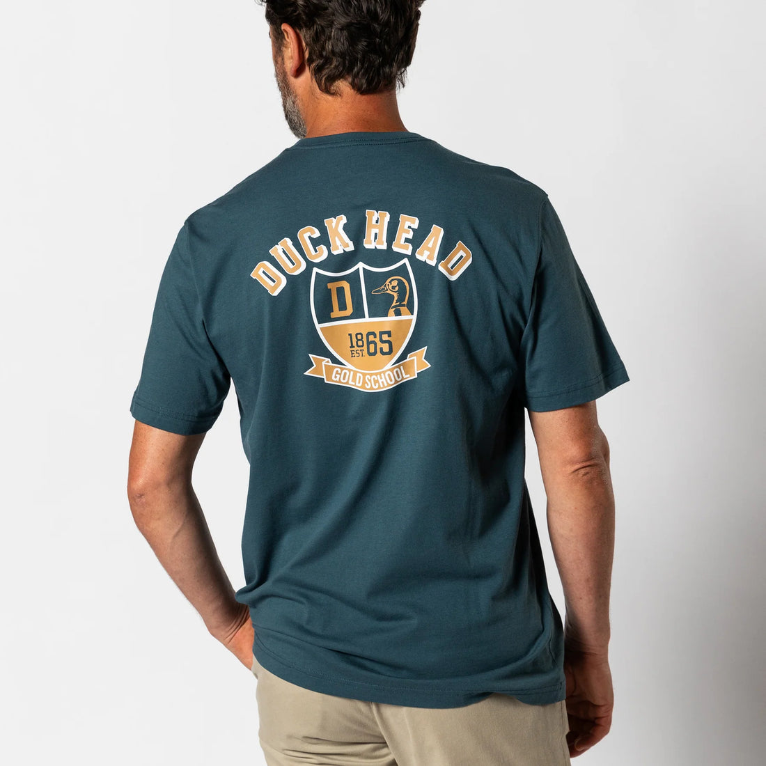 Gold School Tee: Orion Blue