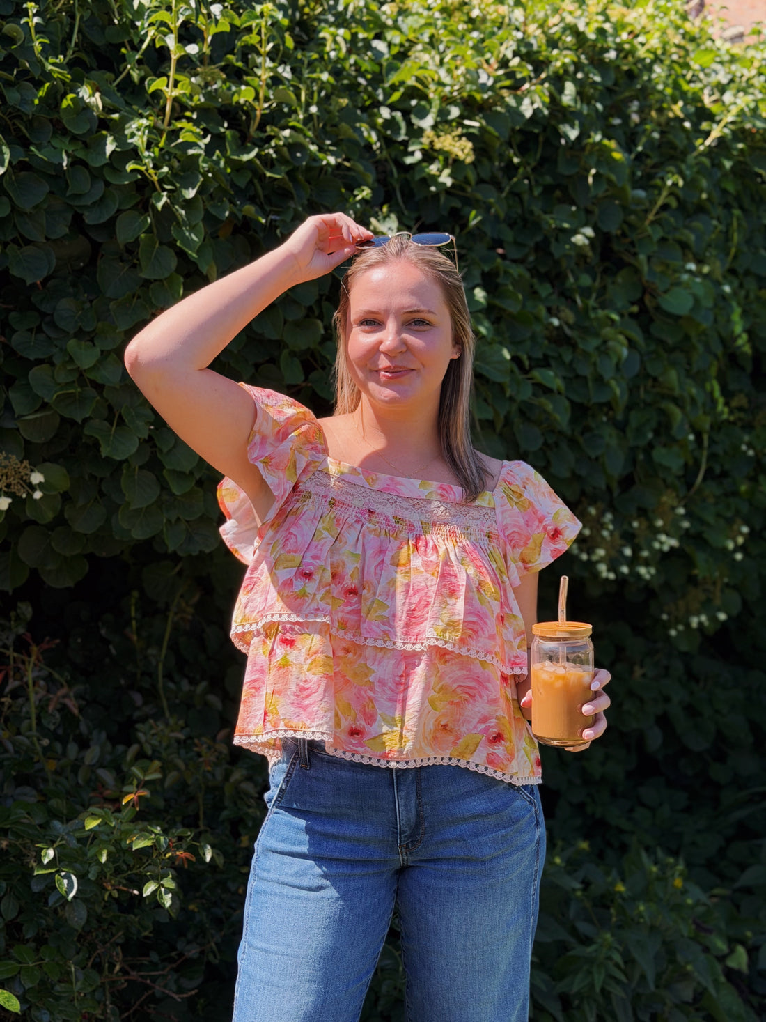 Cottage Rose Top