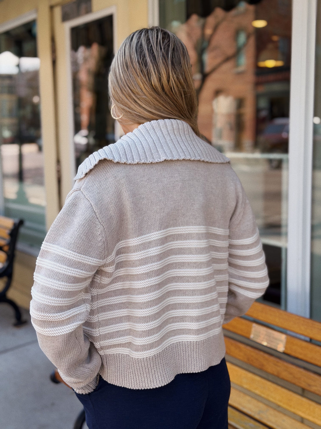 Kovac Cropped Sweater Jacket
