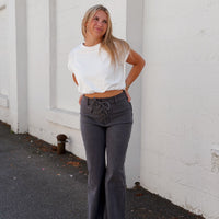 Lace Up Pants