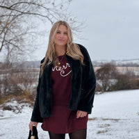 Chablis Satin Mini Skirt