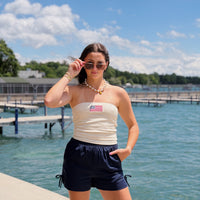 Tie Hem Shorts