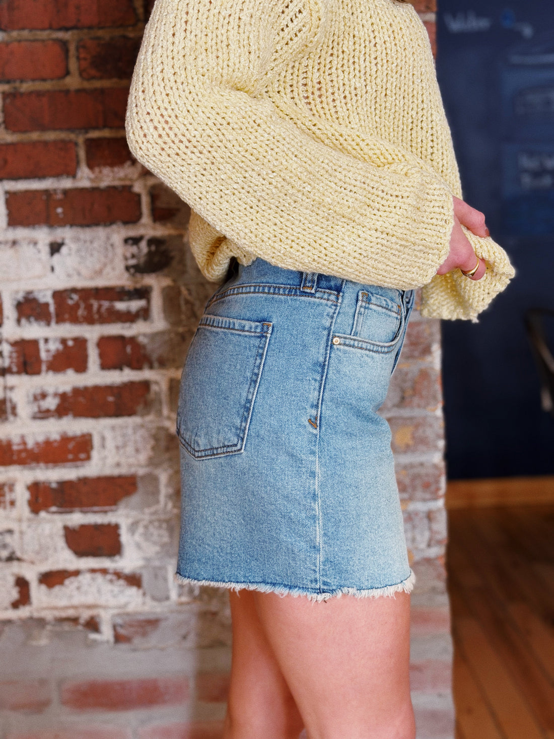 Jane High Rise Long Short: Whiz