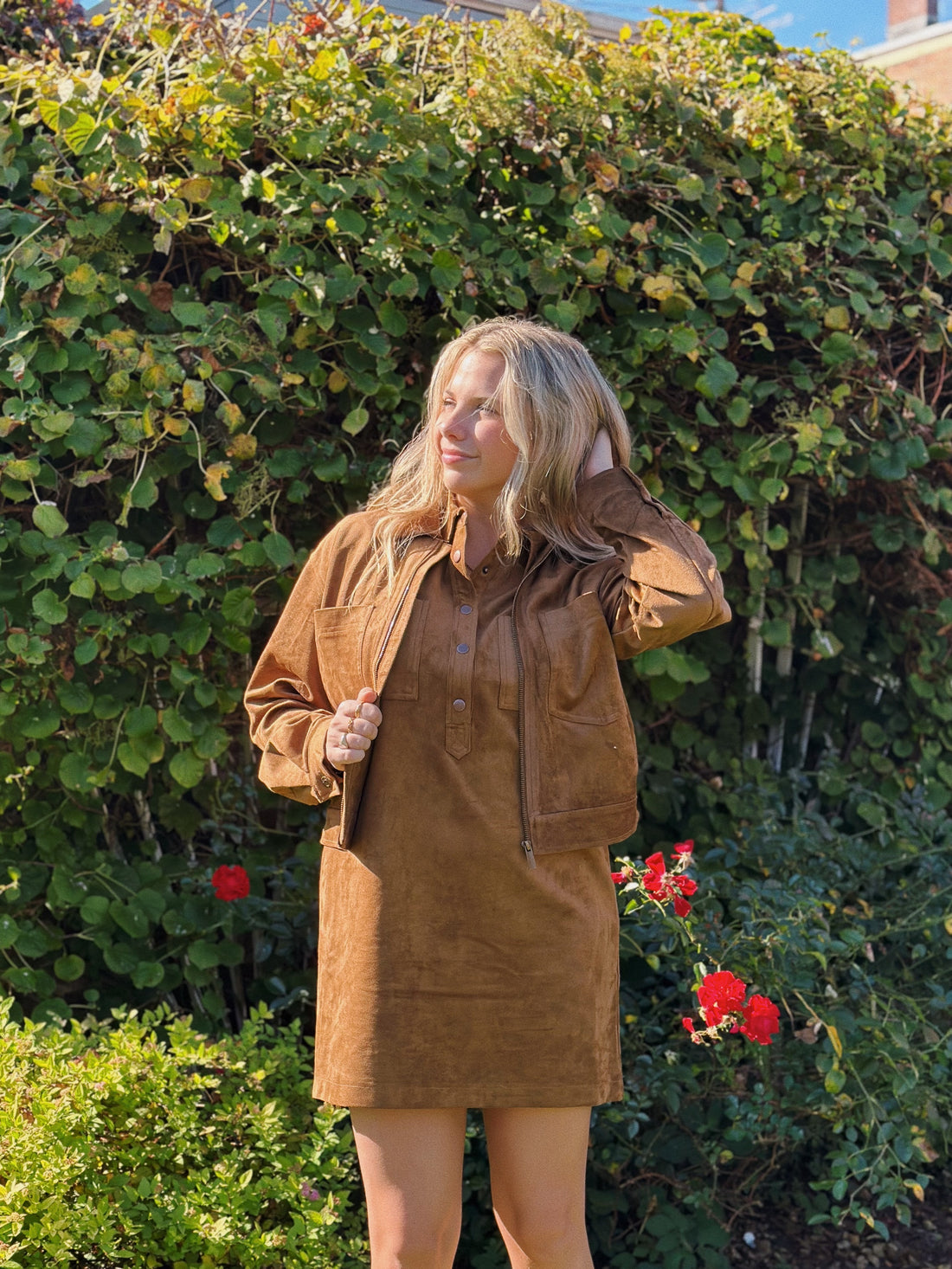 Heritage Faux Suede Jacket