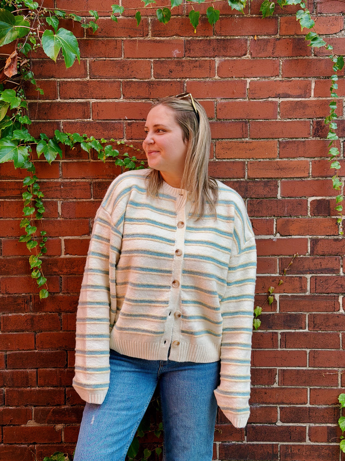 Bellamy Striped Cozy Cardigan