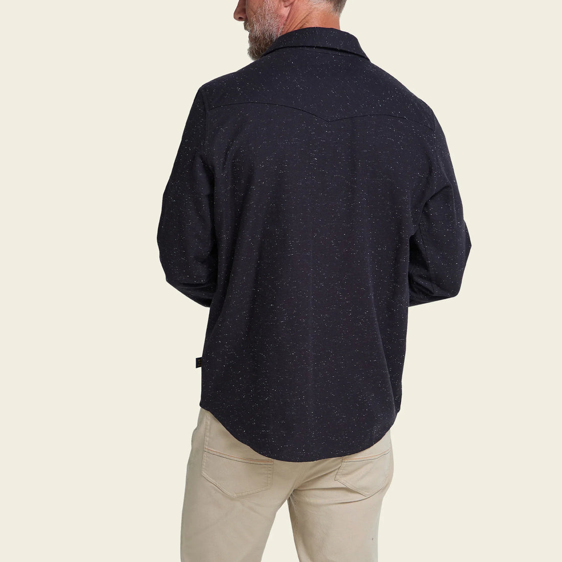 La Grange Lightweight Flannel: Black Speckled