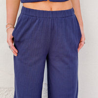 Come Together Textured Wide Leg Pant