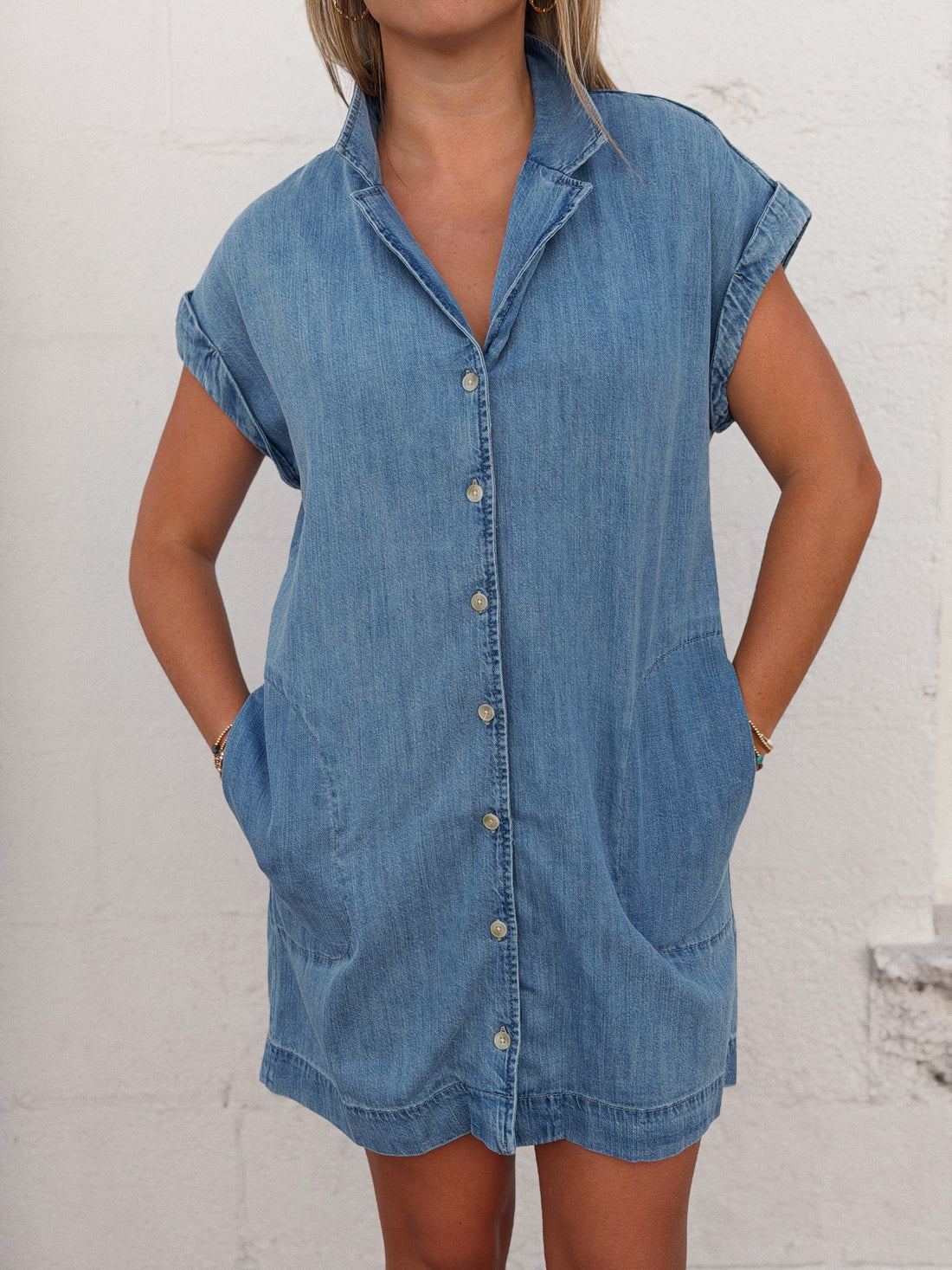 Napa Denim Mini Dress